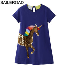 Load image into Gallery viewer, SAILEROAD Baby Girl Fancy Floral Print Dress for Summer - winsomesboutique