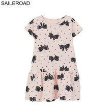 Load image into Gallery viewer, SAILEROAD Baby Girl Fancy Floral Print Dress for Summer - winsomesboutique