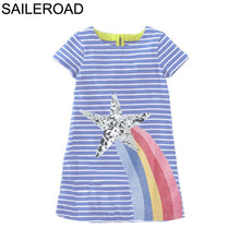 Load image into Gallery viewer, SAILEROAD Baby Girl Fancy Floral Print Dress for Summer - winsomesboutique