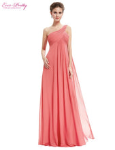 Load image into Gallery viewer, A-line One Shoulder Royal Blue Long Evening Dresses - winsomesboutique