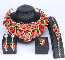 Load image into Gallery viewer, Bohemia Crystal Necklace Sets Bridal - winsomesboutique