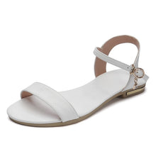 Load image into Gallery viewer, MORAZORA Plus size 34-46 New genuine leather women sandals - winsomesboutique