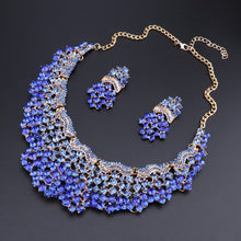 Load image into Gallery viewer, Pink Crystal Bridal Jewelry Sets - winsomesboutique