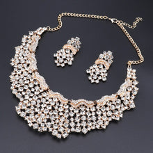 Load image into Gallery viewer, Pink Crystal Bridal Jewelry Sets - winsomesboutique