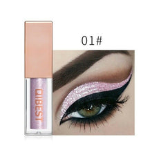 Load image into Gallery viewer, QiBest 15 Colors Glitter Liquid Waterproof  Eyeshadow - winsomesboutique