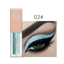 Load image into Gallery viewer, QiBest 15 Colors Glitter Liquid Waterproof  Eyeshadow - winsomesboutique