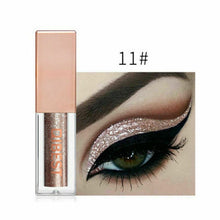 Load image into Gallery viewer, QiBest 15 Colors Glitter Liquid Waterproof  Eyeshadow - winsomesboutique