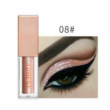 Load image into Gallery viewer, QiBest 15 Colors Glitter Liquid Waterproof  Eyeshadow - winsomesboutique