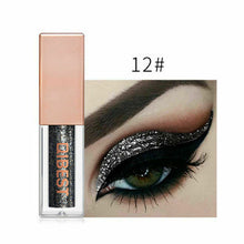 Load image into Gallery viewer, QiBest 15 Colors Glitter Liquid Waterproof  Eyeshadow - winsomesboutique