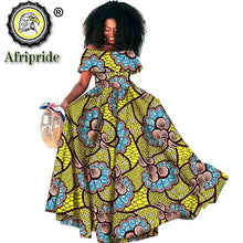 Load image into Gallery viewer, African Casual Print Maxi A-Line Off Shoulder Wax Attire Party Wedding Dress - winsomesboutique