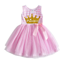 Load image into Gallery viewer, DXTON Flying Sleeve Kids Unicorn Party Dresses Children Clothing 3-8Y - winsomesboutique