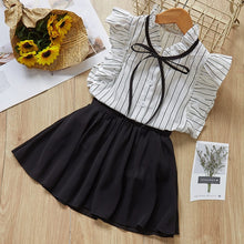 Load image into Gallery viewer, Melario Cotton Summer Vest Two Piece Sleeveless Girls Clothes Suit Casual Dot Outfits - winsomesboutique