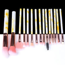 Load image into Gallery viewer, 5/10/15pcs Professional Marble Makeup Brushes Tool Natural Brush Set Kit - winsomesboutique