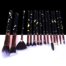 Load image into Gallery viewer, 5/10/15pcs Professional Marble Makeup Brushes Tool Natural Brush Set Kit - winsomesboutique