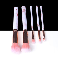 Load image into Gallery viewer, 5/10/15pcs Professional Marble Makeup Brushes Tool Natural Brush Set Kit - winsomesboutique