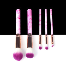 Load image into Gallery viewer, 5/10/15pcs Professional Marble Makeup Brushes Tool Natural Brush Set Kit - winsomesboutique