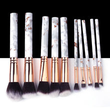 Load image into Gallery viewer, 5/10/15pcs Professional Marble Makeup Brushes Tool Natural Brush Set Kit - winsomesboutique