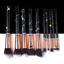 Load image into Gallery viewer, 5/10/15pcs Professional Marble Makeup Brushes Tool Natural Brush Set Kit - winsomesboutique