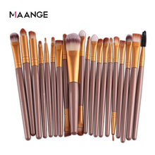 Load image into Gallery viewer, MAANGE 20 Pcs Makeup Brush Set Pro Foundation Powder Eyebrow Brush Double Head Brush Beauty Make Up Kits Tool - winsomesboutique
