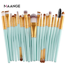 Load image into Gallery viewer, MAANGE 20 Pcs Makeup Brush Set Pro Foundation Powder Eyebrow Brush Double Head Brush Beauty Make Up Kits Tool - winsomesboutique