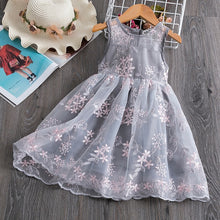 Load image into Gallery viewer, Princess Sequins Lace Mesh Party Costumes Dresses For Girls 3-8Y Birthday Clothes - winsomesboutique