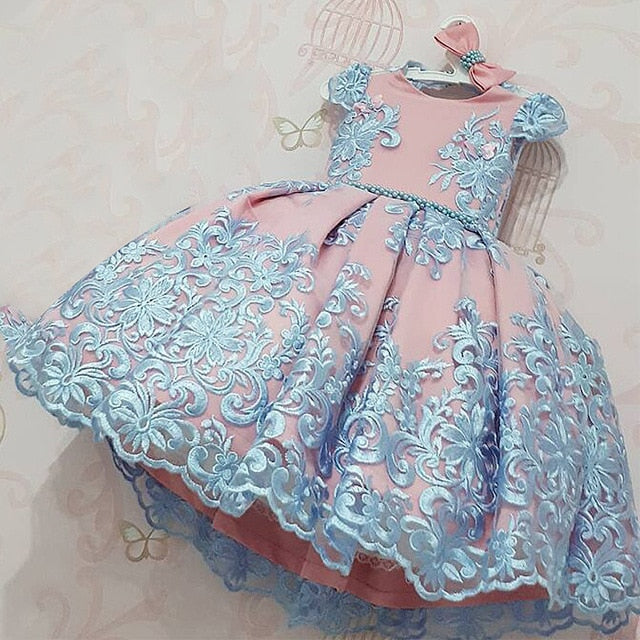 Girls Dress Elegant New Year Princess Children Party Dress Wedding Gow – winsomesboutique