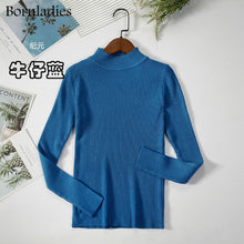 Load image into Gallery viewer, Turtleneck Knitting Bottoming Warm Sweaters, Bornladies Autumn Winter Basic