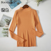 Load image into Gallery viewer, Turtleneck Knitting Bottoming Warm Sweaters, Bornladies Autumn Winter Basic