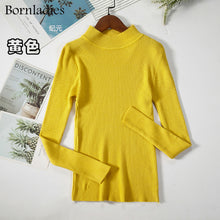 Load image into Gallery viewer, Turtleneck Knitting Bottoming Warm Sweaters, Bornladies Autumn Winter Basic