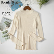 Load image into Gallery viewer, Turtleneck Knitting Bottoming Warm Sweaters, Bornladies Autumn Winter Basic