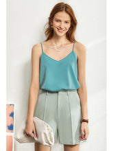 Load image into Gallery viewer, Amii Minimalism Spring Female Offical Lady Blazer Women,Lace Vneck Tanks, High Waist Women pants Female Shorts