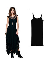 Load image into Gallery viewer, White Lace Asymmetrical Backless Plus Size Long Dresses - winsomesboutique
