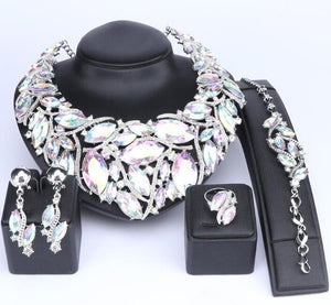 Bohemia Crystal Necklace Sets Bridal - winsomesboutique