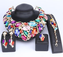 Load image into Gallery viewer, Bohemia Crystal Necklace Sets Bridal - winsomesboutique
