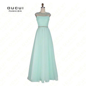 Real Pictures Special Occasion Pearl Beading Prom Dresses - winsomesboutique