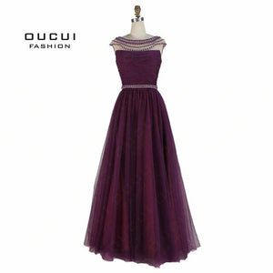 Real Pictures Special Occasion Pearl Beading Prom Dresses - winsomesboutique