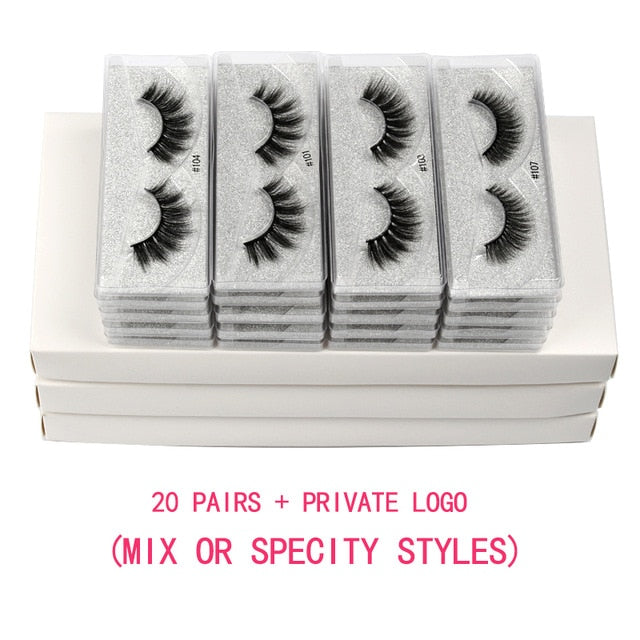 Faux 3D Mink False Eyelashes - winsomesboutique