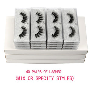 Faux 3D Mink False Eyelashes - winsomesboutique