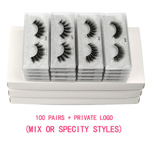 Faux 3D Mink False Eyelashes - winsomesboutique