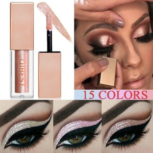 QiBest 15 Colors Glitter Liquid Waterproof  Eyeshadow - winsomesboutique