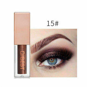 QiBest 15 Colors Glitter Liquid Waterproof  Eyeshadow - winsomesboutique
