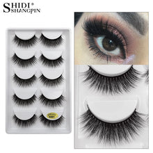 Load image into Gallery viewer, 5 Pairs Mink False Eyelashes - winsomesboutique
