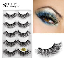 Load image into Gallery viewer, 5 Pairs Mink False Eyelashes - winsomesboutique

