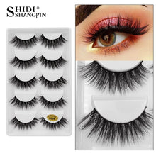 Load image into Gallery viewer, 5 Pairs Mink False Eyelashes - winsomesboutique
