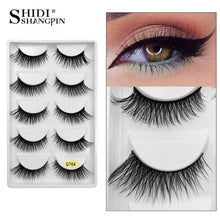 Load image into Gallery viewer, 5 Pairs Mink False Eyelashes - winsomesboutique
