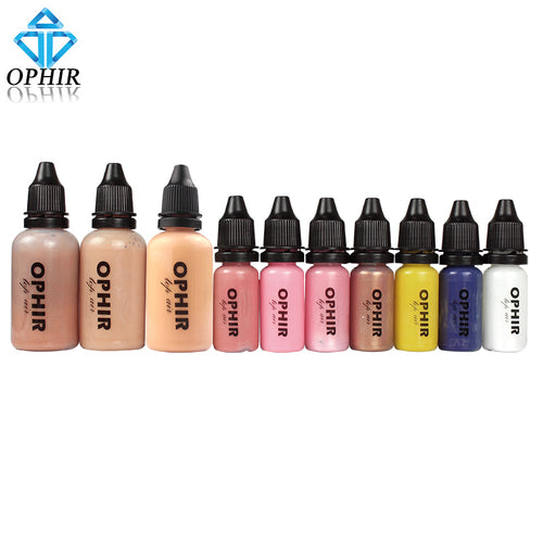 OPHIR 10 Bottles Airbrush Makeup Inks Set - winsomesboutique