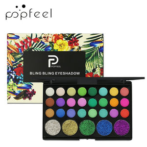 POPFEEL Glitter Eyeshadow Galaxy Palette - winsomesboutique