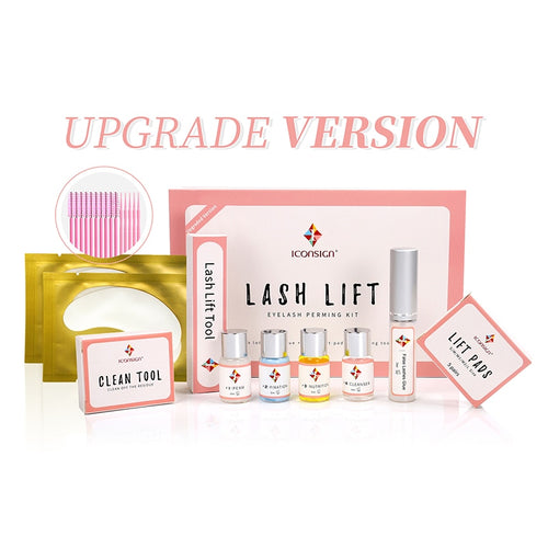 Upgrade Version Iconsign Lash Lift Professional Cilia Lift Makeup Lashes Growth Serum kit - winsomesboutique