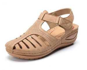 Woman Summer Leather Casual Sewing Shoes - winsomesboutique