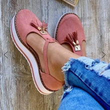 Load image into Gallery viewer, Strap Flock Summer Shoes - winsomesboutique

